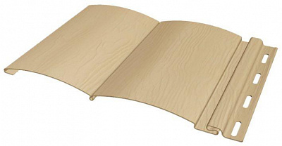 Сайдинг Block House бревно Сандал 0,23*3,66(12шт/у фото Центр Металлокровли