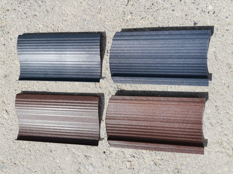 Металлопрофиль двусторонний под Стальной Бархат в Петропавловске