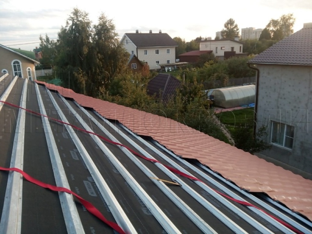 Металлочерепица Геркулес 8004 терракотовый Стальной Бархат от Центра Металлокровли в Петропавловске