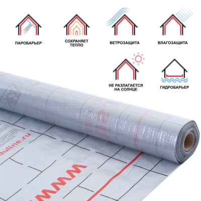 Гидро-пароизоляционная пленка Ондутис D Смарт RV применение