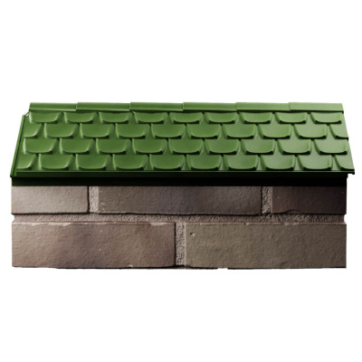 Парапет Elbrus Зеленый на 1 кирпич 255мм фото 2