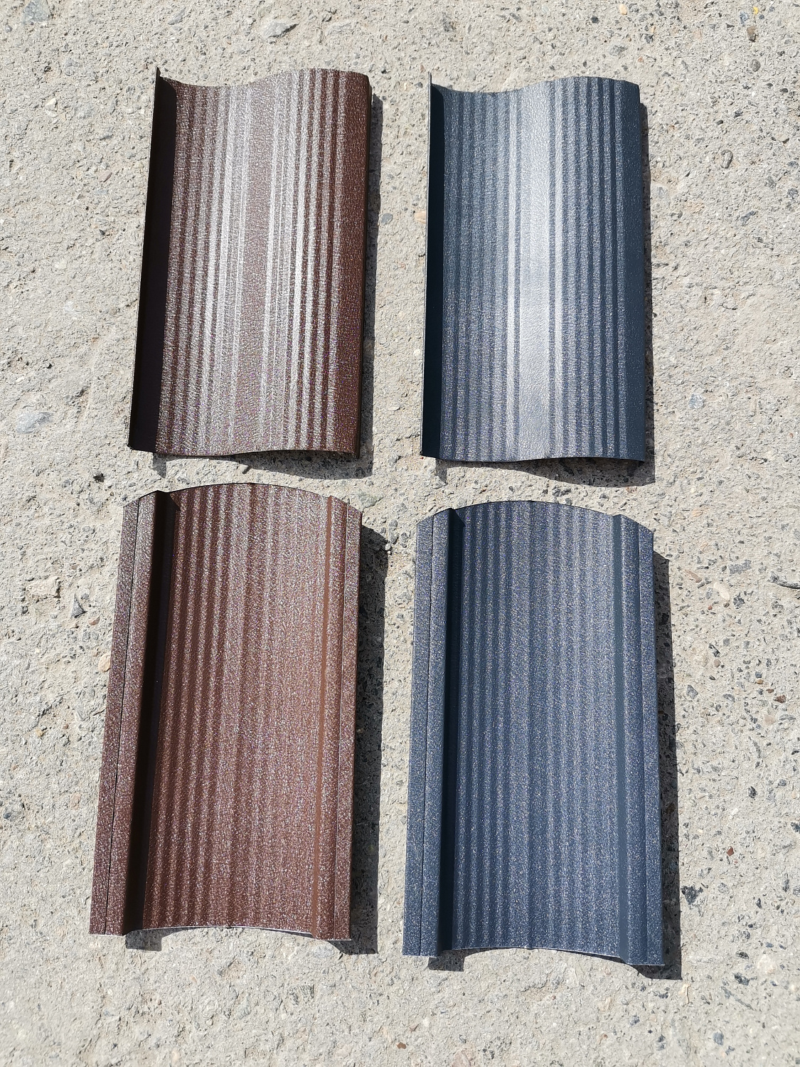 Металлопрофиль двусторонний под Стальной Бархат в Петропавловске